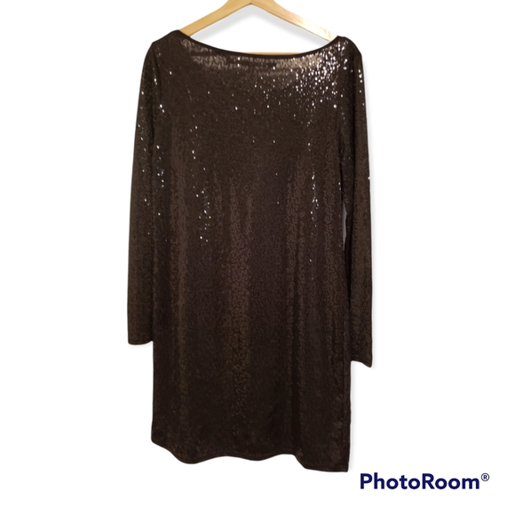 Kensie black sequin dress - Picture 3 of 4